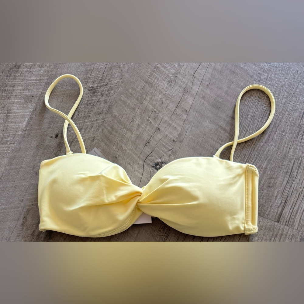 White Fox Boutique Yellow Swim Top